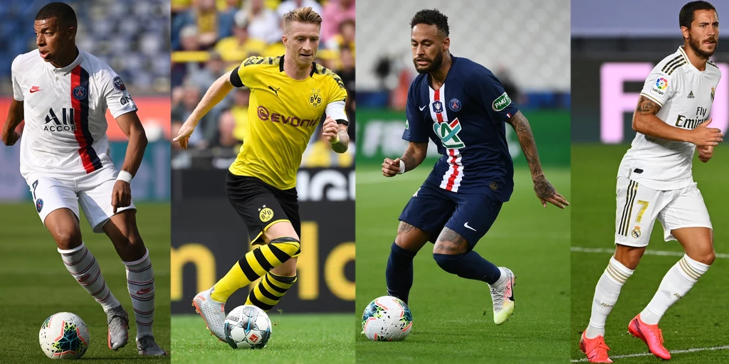 Kylian Mbappe, Marco Reus, Neymar i Eden Hazard - wszystkich tych piłkarzy łączy jedno - klątwa okładek serii FIFA