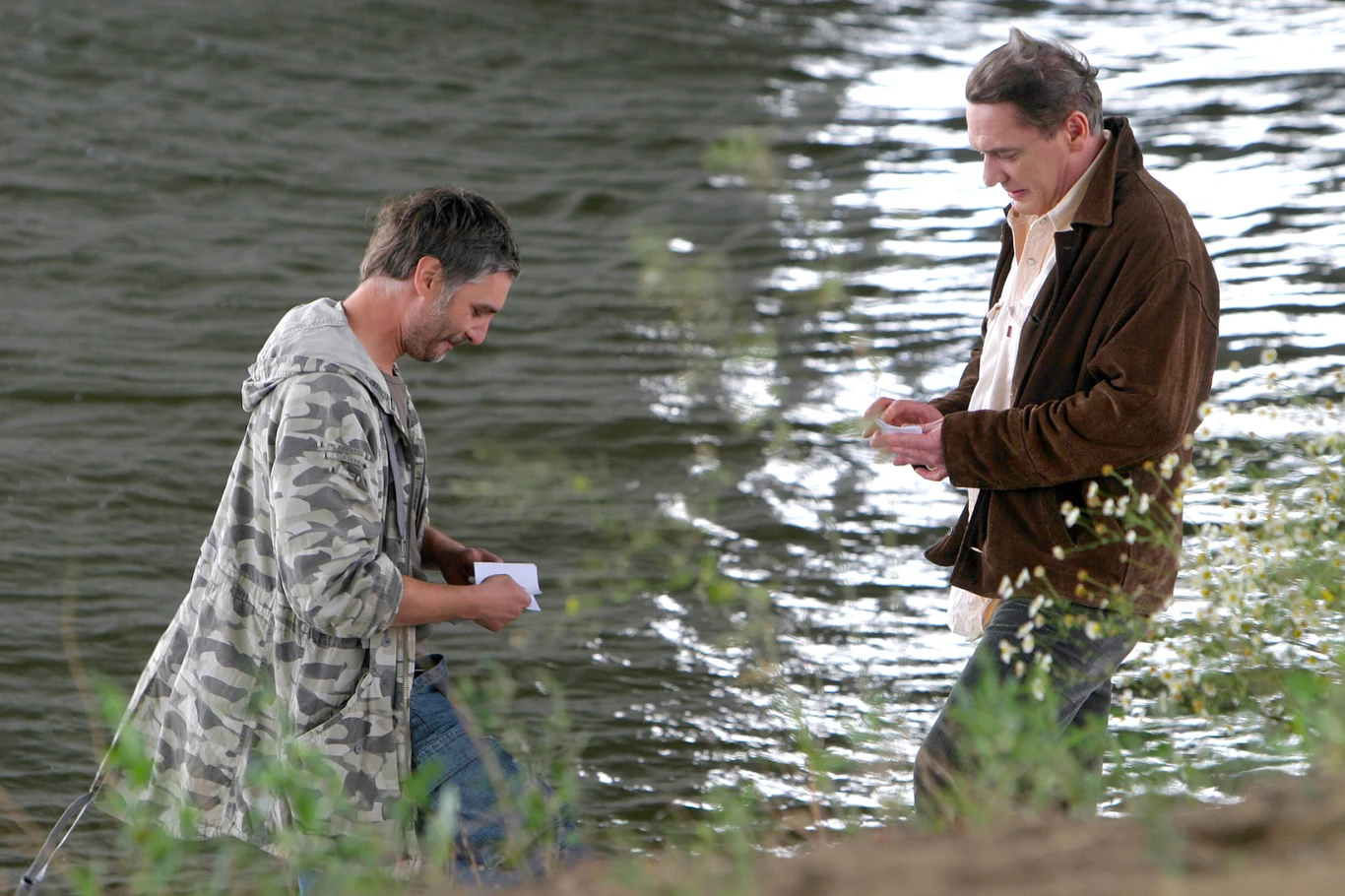 Dariusz Siatkowski na planie serialu