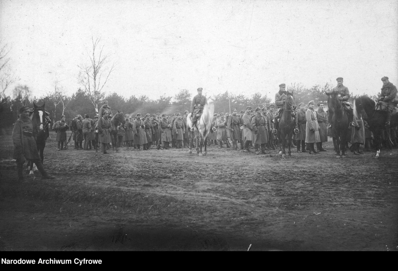 1 Pułk Piechoty Legionów w Baranowiczach, zdjęcie z 1916 roku 1 Pułk Piechoty Legionów w Baranowiczach, zdjęcie z 1916 roku