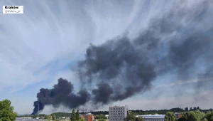 Pożar w Krakowie