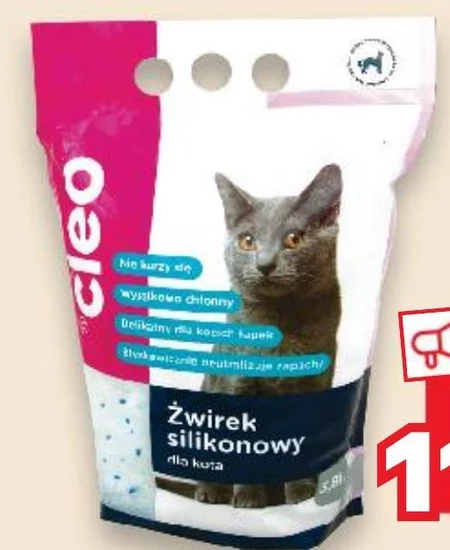 Żwirek dla kota Cleo
