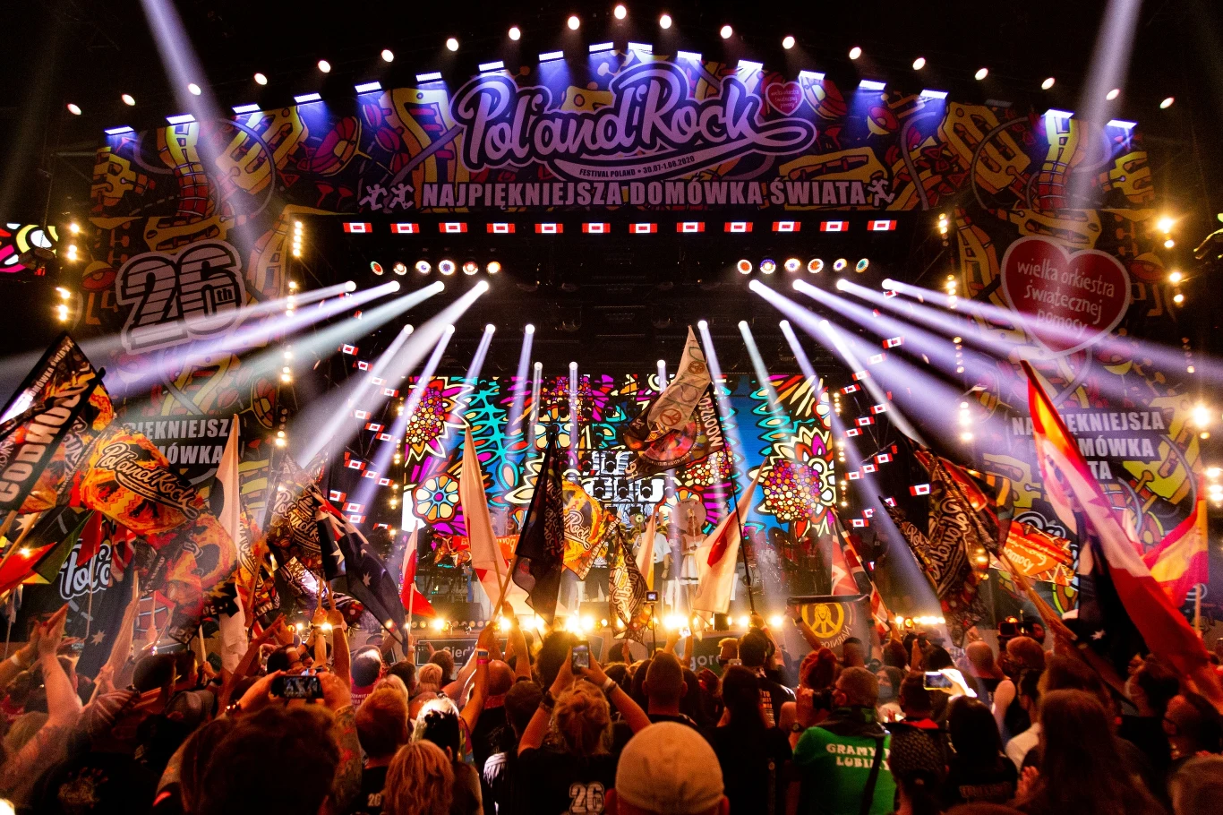 Rozpoczęcie Pol'and'Rock Festival 2020