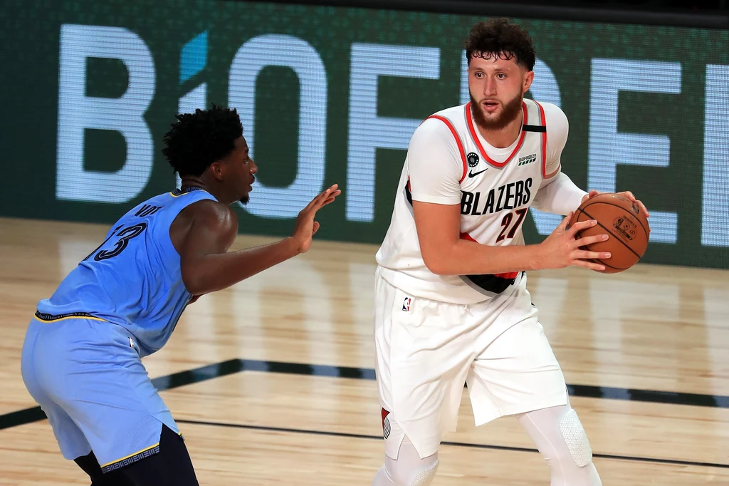 Jusuf Nurkic (z prawej) Jusuf Nurkic (z prawej)