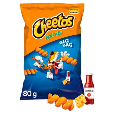 Cheetos Spirals Chrupki kukurydziane o smaku serowo-ketchupowym 80 g - 7