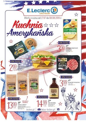 Kuchnia amerykańska w E.Leclerc Urysnów