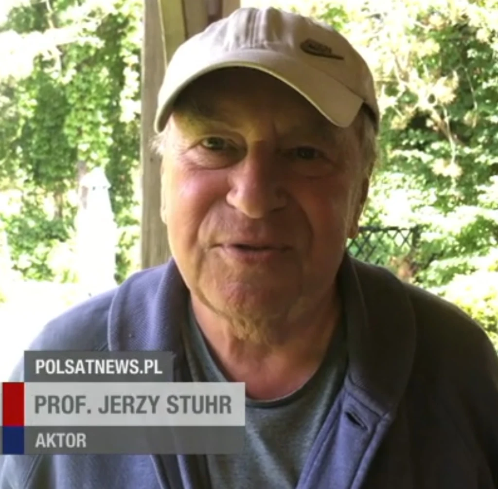 Jerzy Stuhr pojawił się w programie "Wydarzenia"