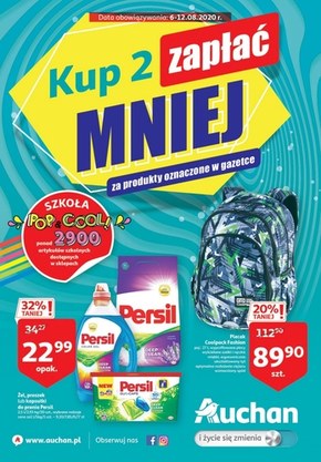 Kup 2 za mniej w Auchan Hipermarket!