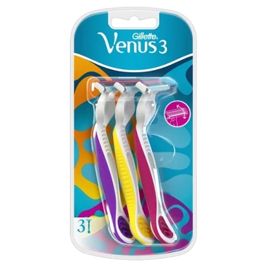 Gillette Venus 3 Colors Maszynki jednorazowe, liczba sztuk w opakowaniu: 3 - 6