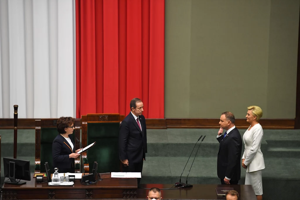 Prezydent Andrzej Duda złożył w obecności Zgromadzenia Narodowego przysięgę, a następnie wygłosił orędzie. 