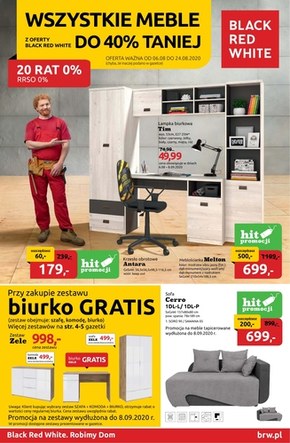 Wszystkie meble taniej w Black Red White!