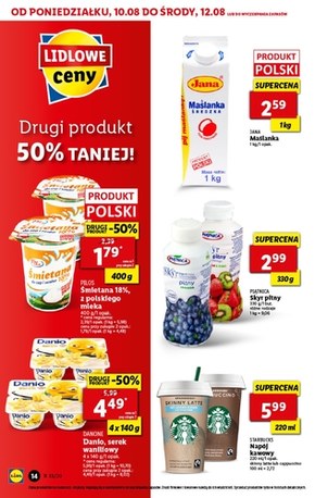 Od poniedziałku w Lidlu