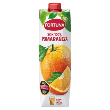 Fortuna Sok 100 % pomarańcza 1 l - 1