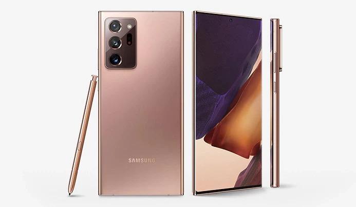 Jeśli o Note 20 mowa, to otrzymujemy ekran o przekątnej 6,7 cala, procesor Exynoss 990 oraz 8 GB pamięci RAM. Jeśli o Note 20 mowa, to otrzymujemy ekran o przekątnej 6,7 cala, procesor Exynoss 990 oraz 8 GB pamięci RAM.