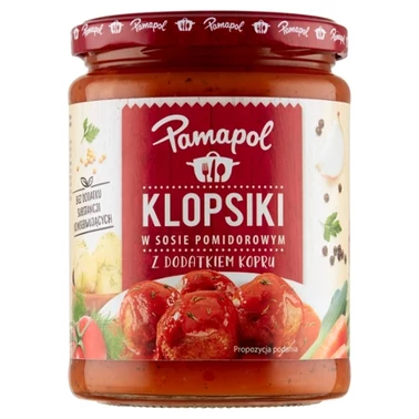 Pamapol Klopsiki w sosie pomidorowym z dodatkiem kopru 500 g - 1