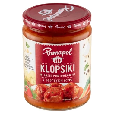 Pamapol Klopsiki w sosie pomidorowym z dodatkiem kopru 500 g - 0