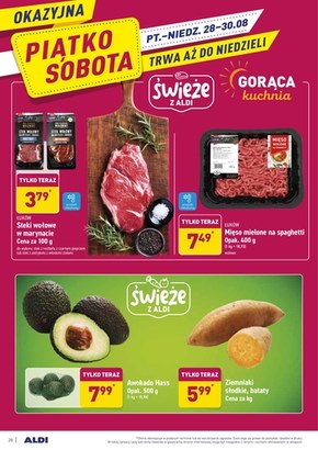 Promocje do wyczerpania zapasów w Aldi!