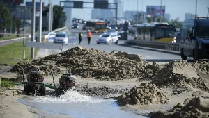Awaria w Warszawie, zdjęcie archiwalne