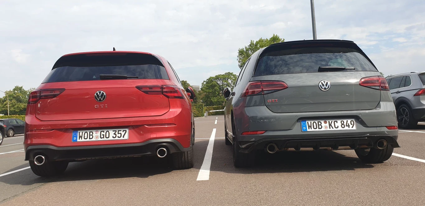 Volkswagen Golf GTI VIII oraz VII