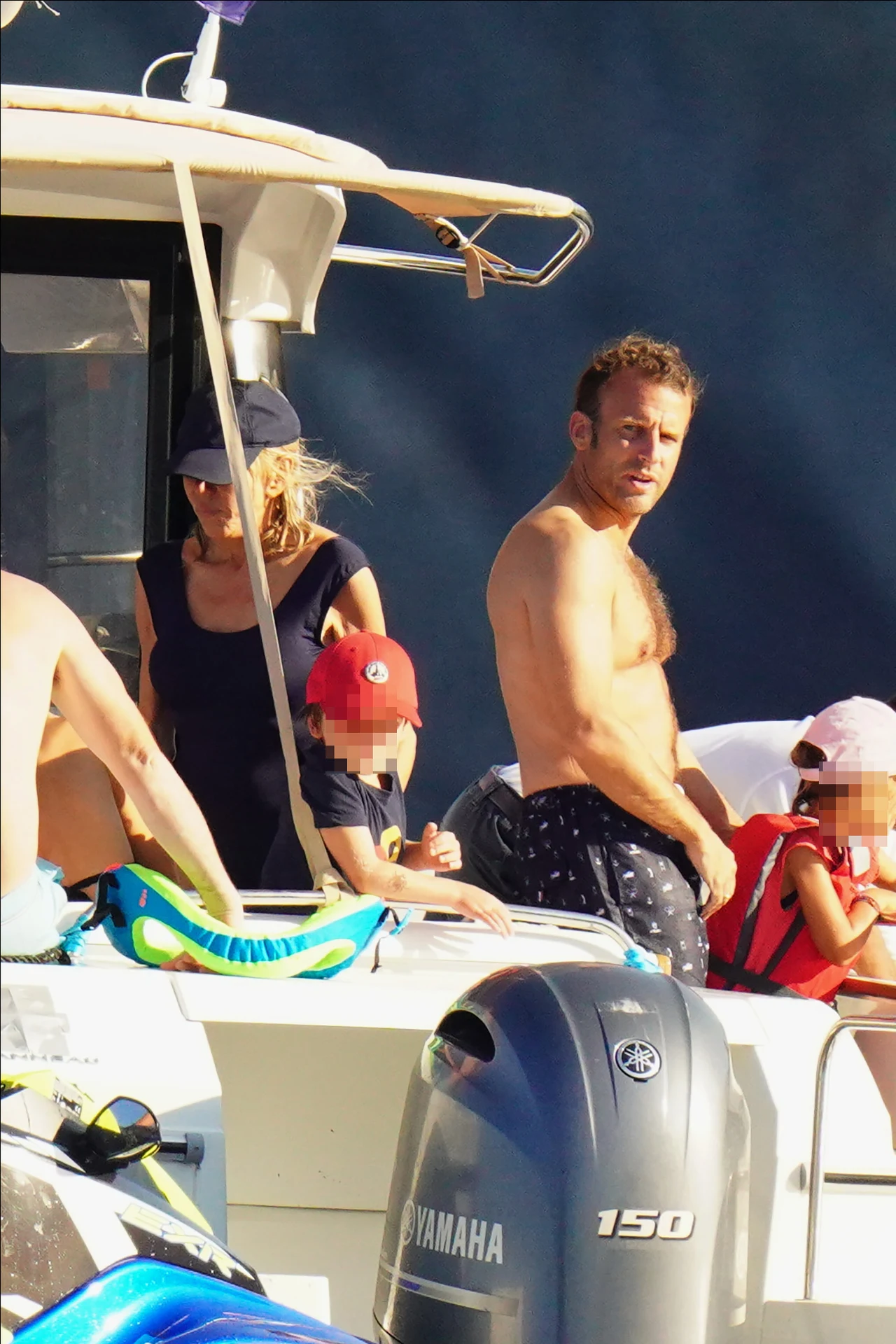 Brigitte i Emmanuel Macron na wakacjach