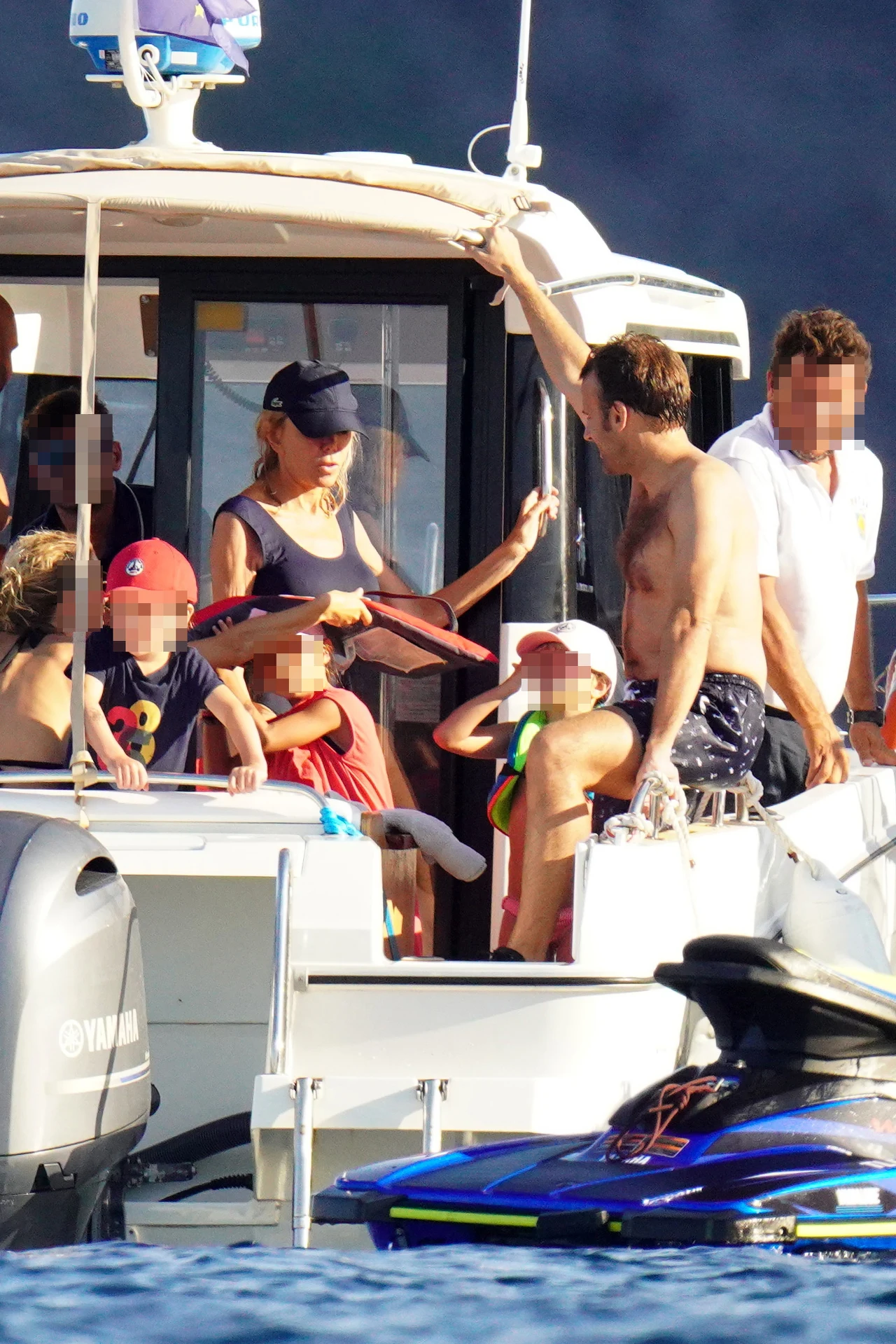 Brigitte i Emmanuel Macron na wakacjach