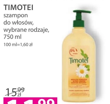 Suchy szampon do włosów Timotei
