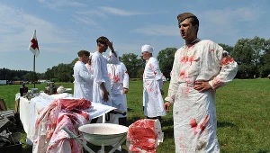 Ossów, rekonstrukcja bitwy