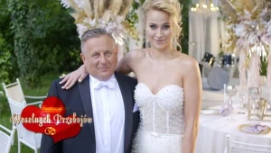 Młoda para na tegorocznym Festiwalu Weselnych Przebojów: Krzysztof Hanke i Hanna Żudziewicz   