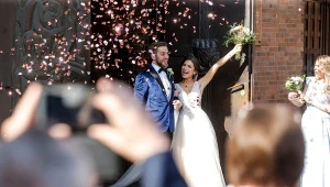 Dawid Czupryński z żoną