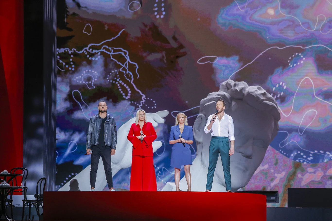 Bartosz Szymoniak, Katarzyna Cerekwicka, Olga Szomańska i Sławomir Uniatowski.