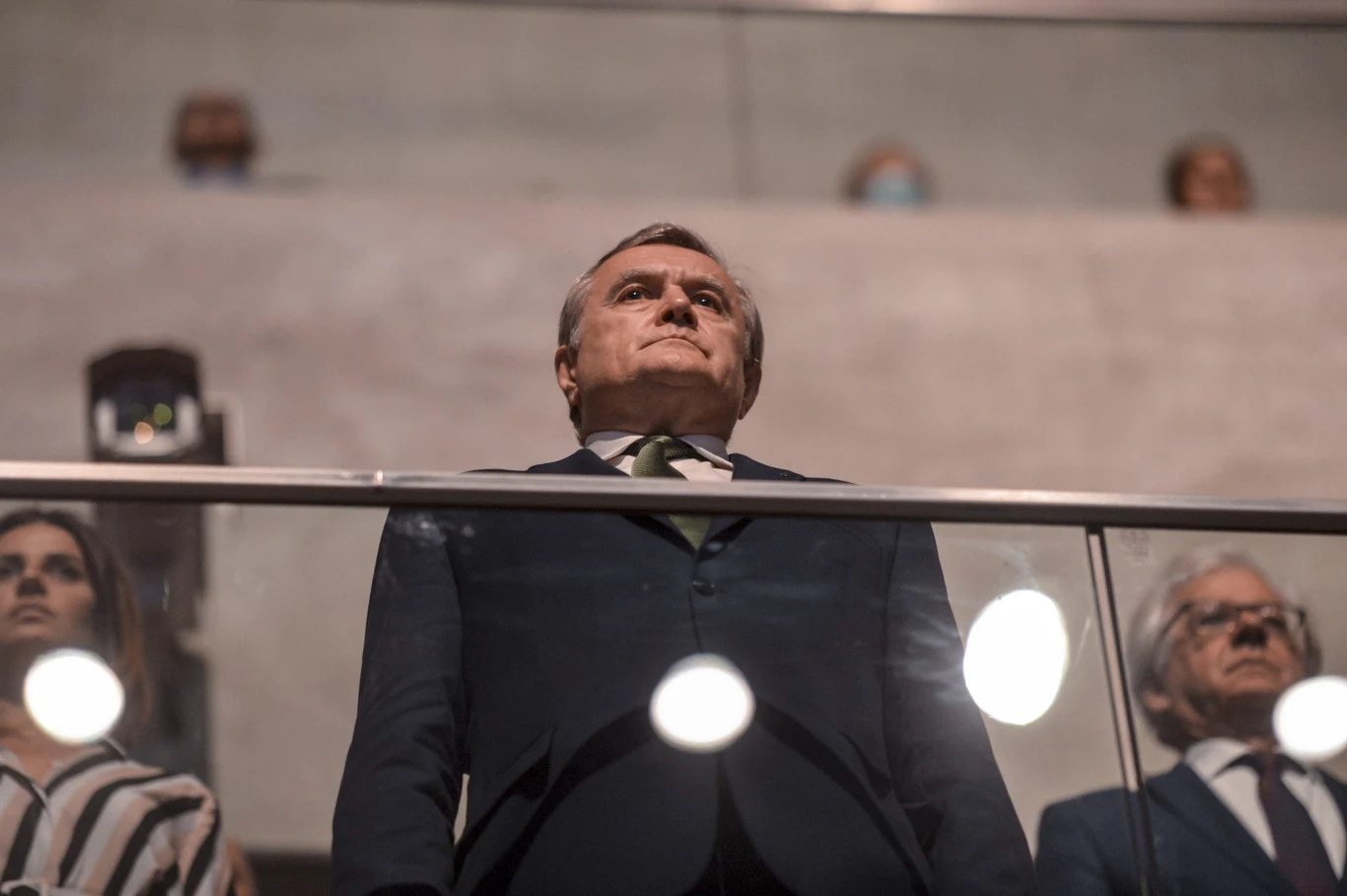 Piotr Gliński podczas widowiska "1920. Wdzięczni Bohaterom".