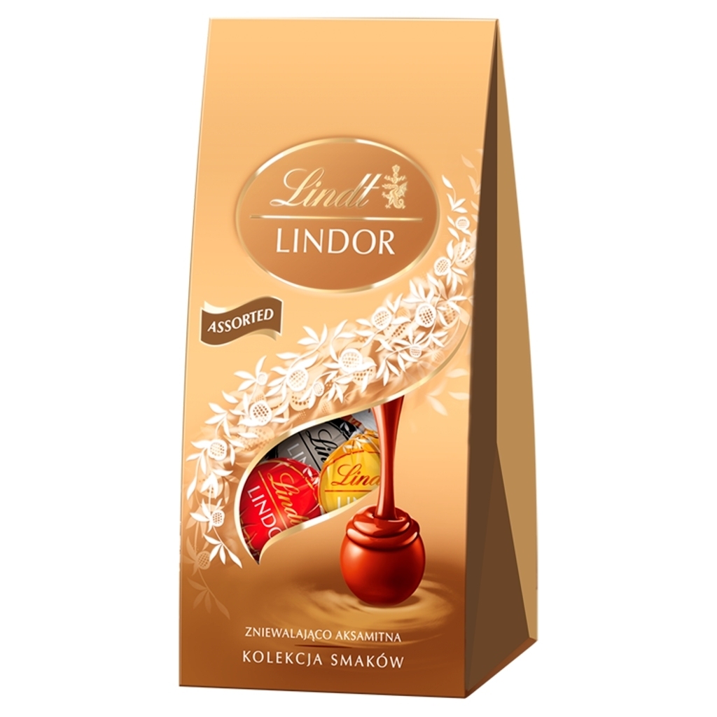 Lindt Lindor Praliny Z Czekolady Mlecznej Białej I Gorzkiej 100 G Promocja Gama Dingpl 0765