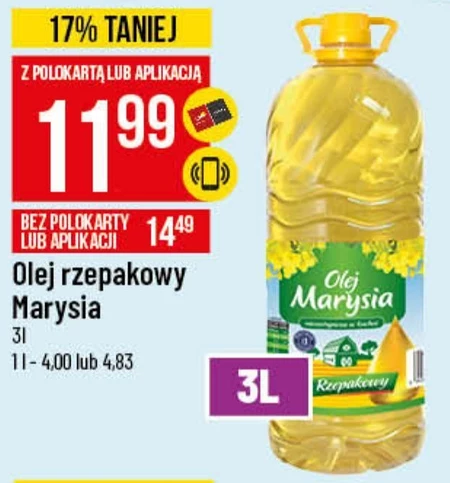 Olej rzepakowy Marysia