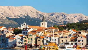 Miasteczko Baszka na wyspie Krk w Chorwacji