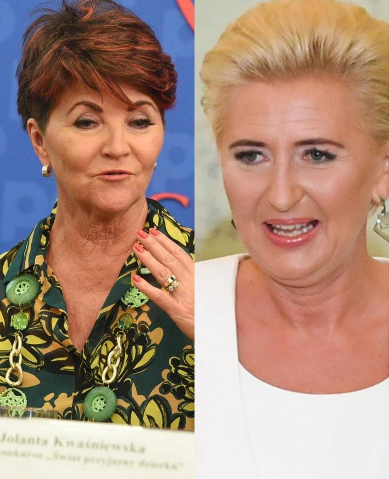 Jolanta Kwaśniewska i Agata Duda Jolanta Kwaśniewska i Agata Duda