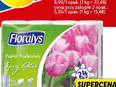 Papier toaletowy Floralys