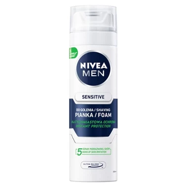 NIVEA MEN Sensitive Pianka do golenia 200 ml - 0