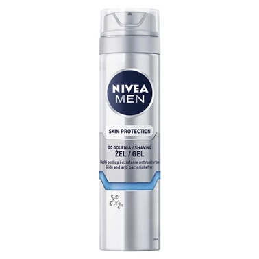 NIVEA MEN Silver Protect Żel do golenia 200 ml - 0
