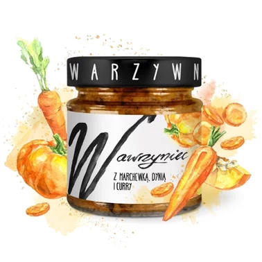 Wawrzyniec Pasta warzywna z marchewką dynią i curry 180 g - 0