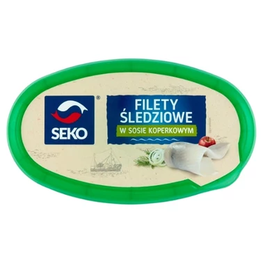 SEKO Filety śledziowe w sosie koperkowym 250 g - 7