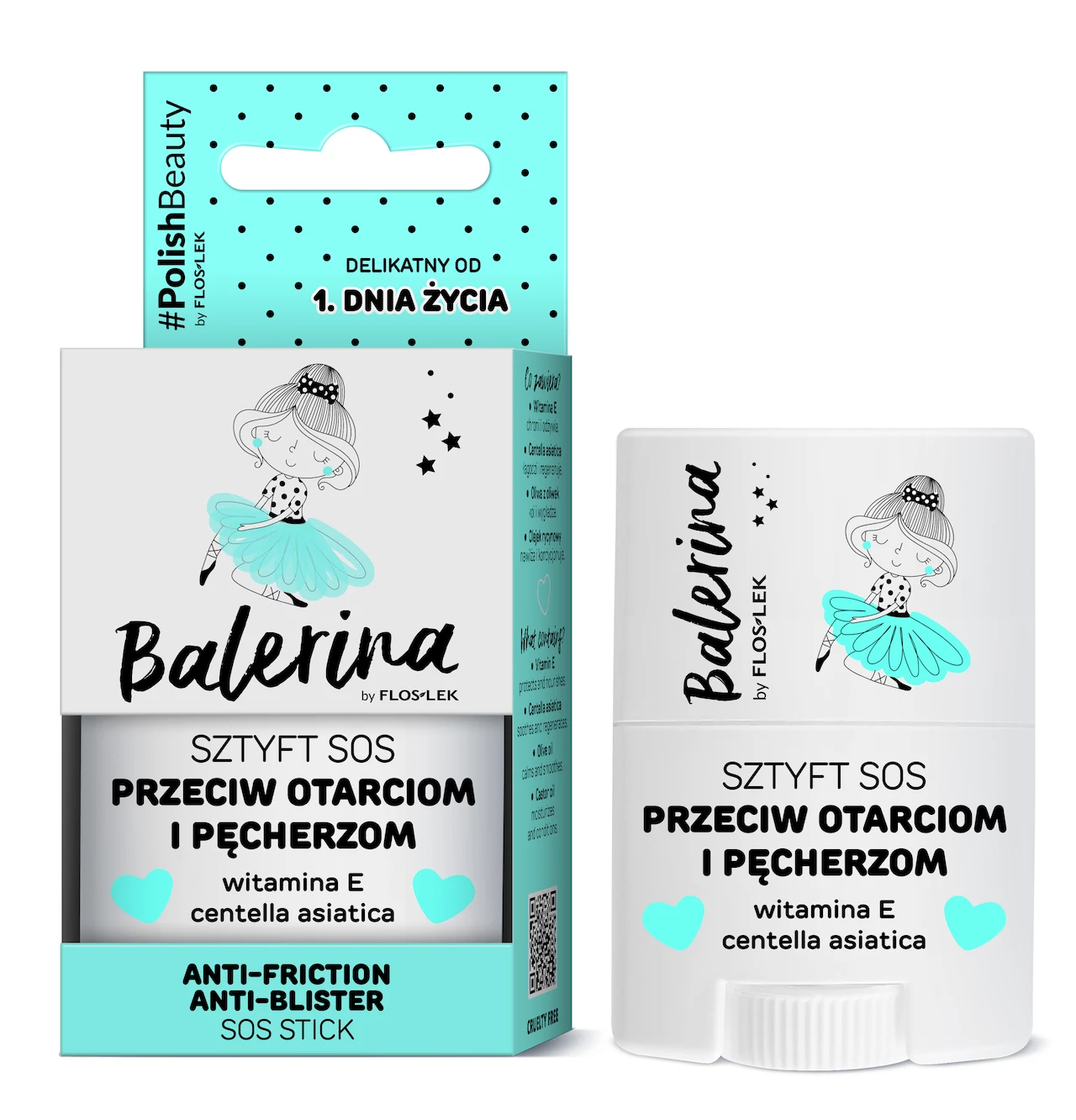 Balerina od FLOSLEK przeciw otarciom i pęcherzom Balerina od FLOSLEK przeciw otarciom i pęcherzom