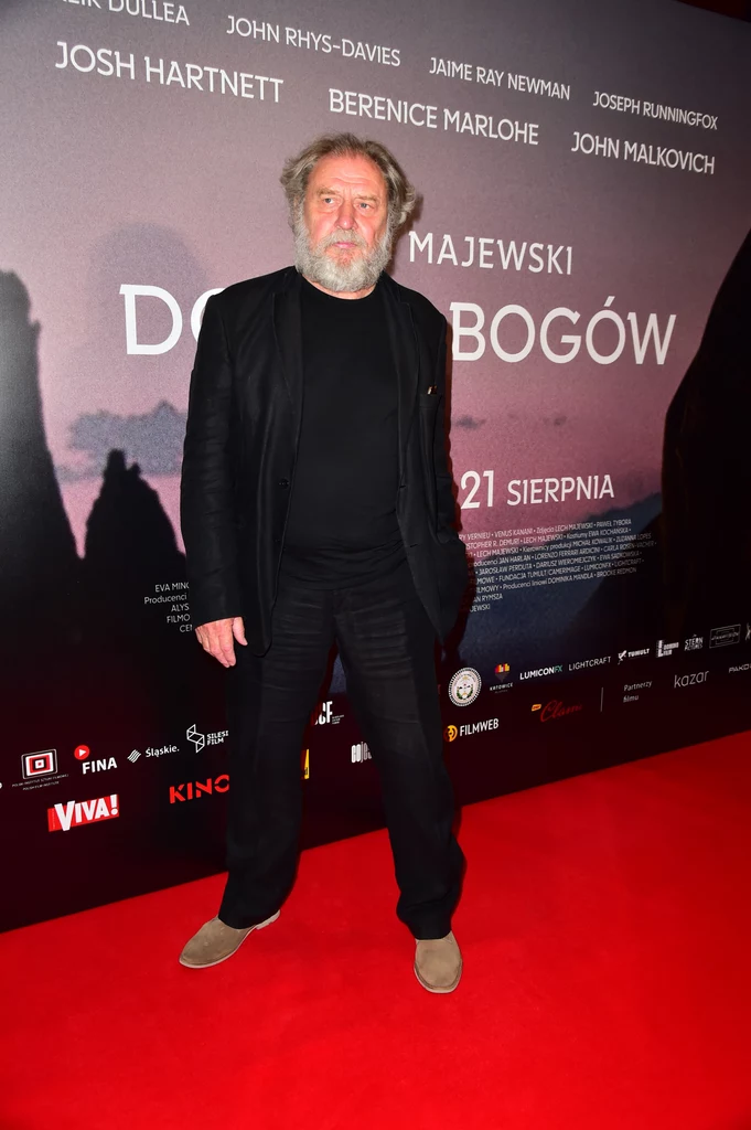Andrzej Grabowski na premierze filmu Lecha Majewskiego