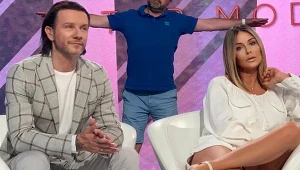 Małgorzata Rozenek-Majdan z mężem w "Top Model"
