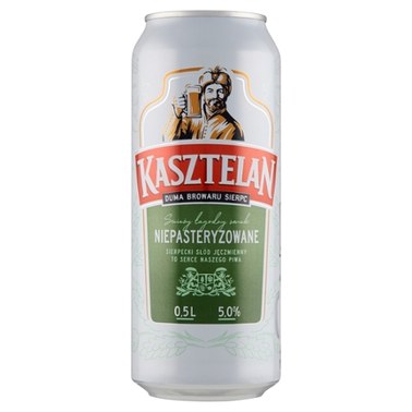 Kasztelan Piwo jasne niepasteryzowane 500 ml - 3
