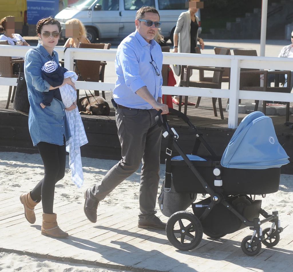 Andrzej Sołtysik z rodziną