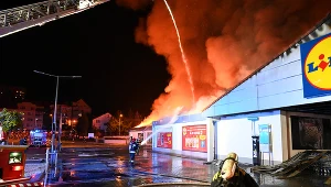 Strażacy na miejscu zdarzenia