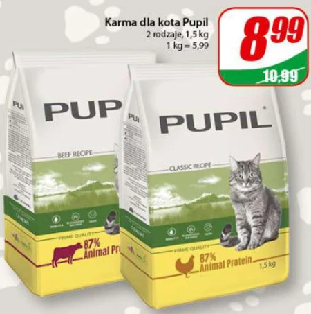 Karma dla kota Pupil