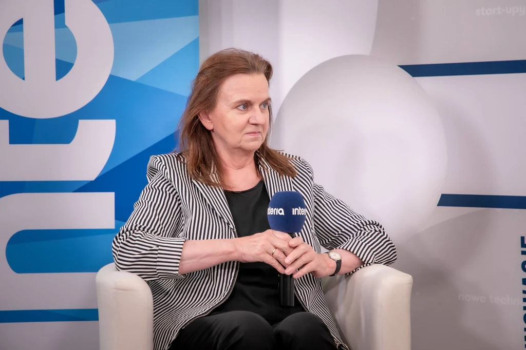 Gertruda Uścińska, prezes ZUS w studiu Interii