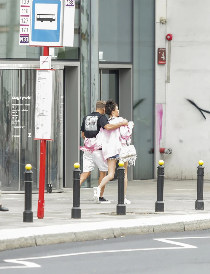 Jakub Rzeźniczak z ukochaną na randce Jakub Rzeźniczak z ukochaną na randce
