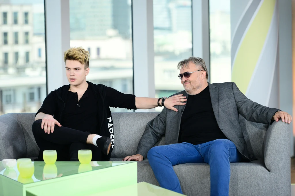 Krzysztof Cugowski z synem Krzysztof Cugowski z synem