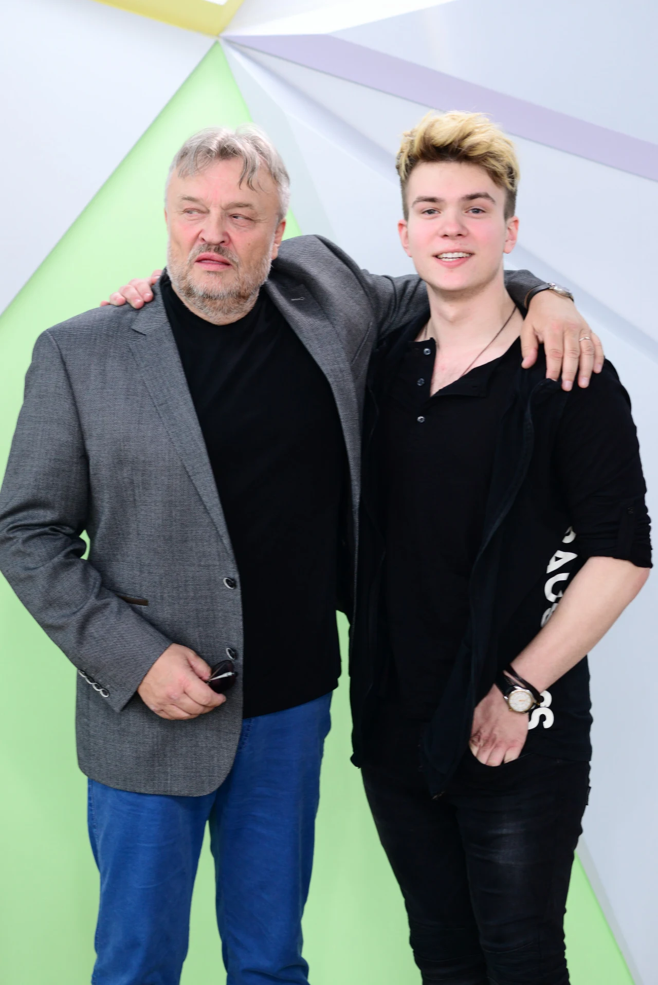 Krzysztof Cugowski z najmłodszym synem Krzysztof Cugowski z najmłodszym synem
